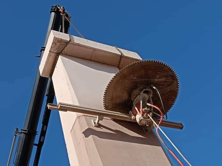 Wall saw concrete cutting services in Dubai