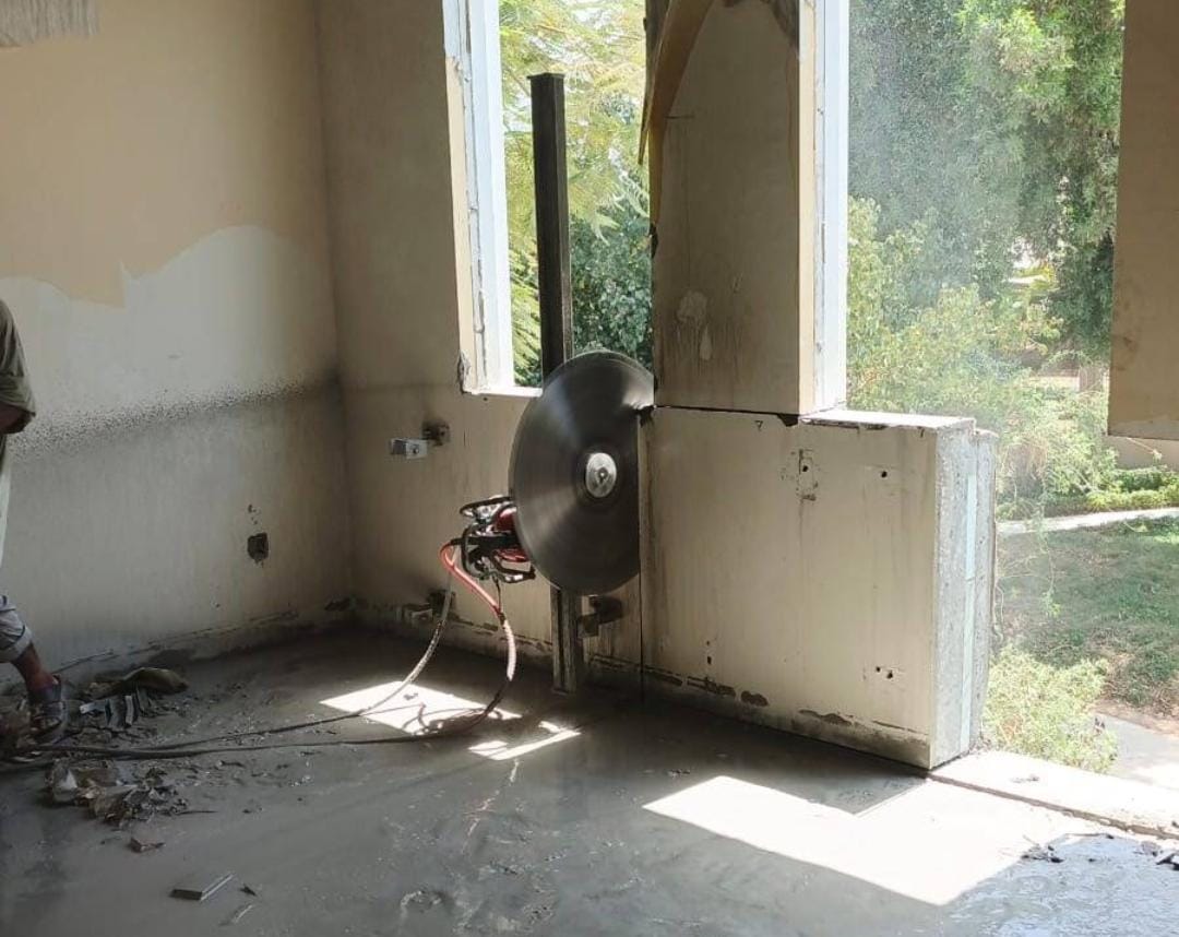 affordable concrete cutting services UAE safe core drilling wall cutting slab cutting demolition