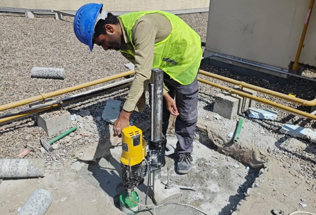 Professional Concrete Core Cutting Services in Abu Dhabi for precise concrete drilling solutions