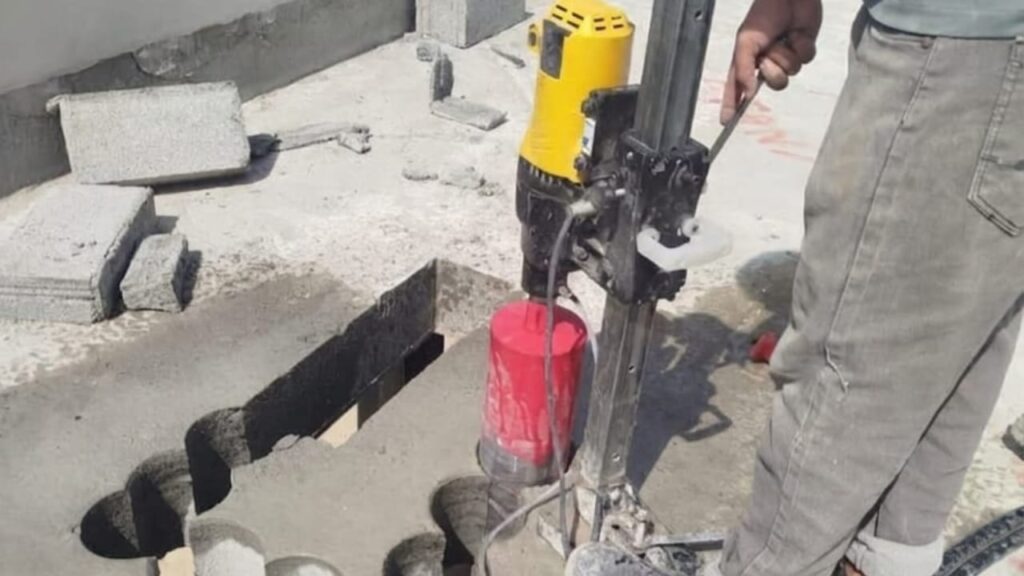 Core Cutting Services in Dubai for precise concrete drilling and structural openings